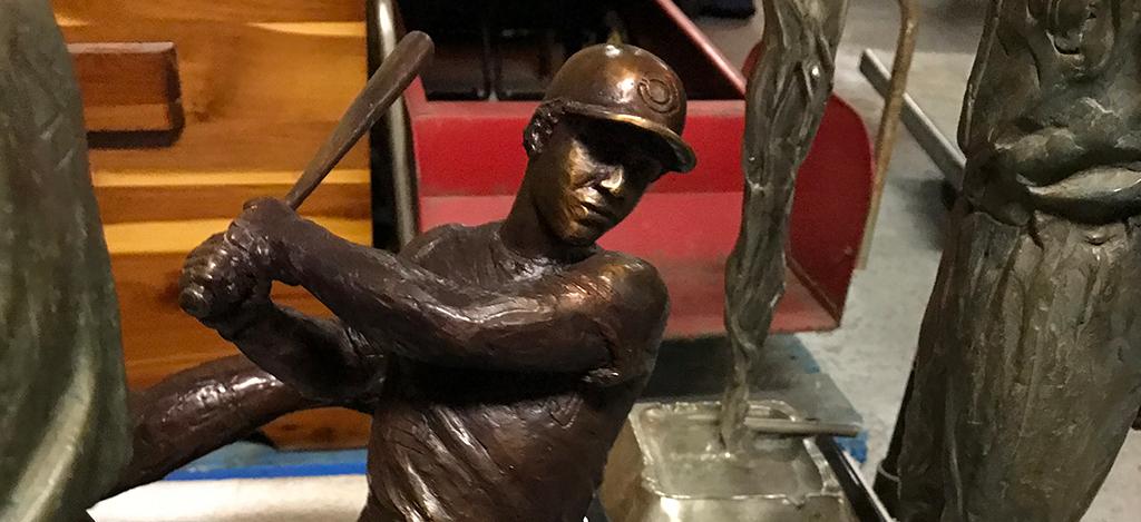 baseball sculptures